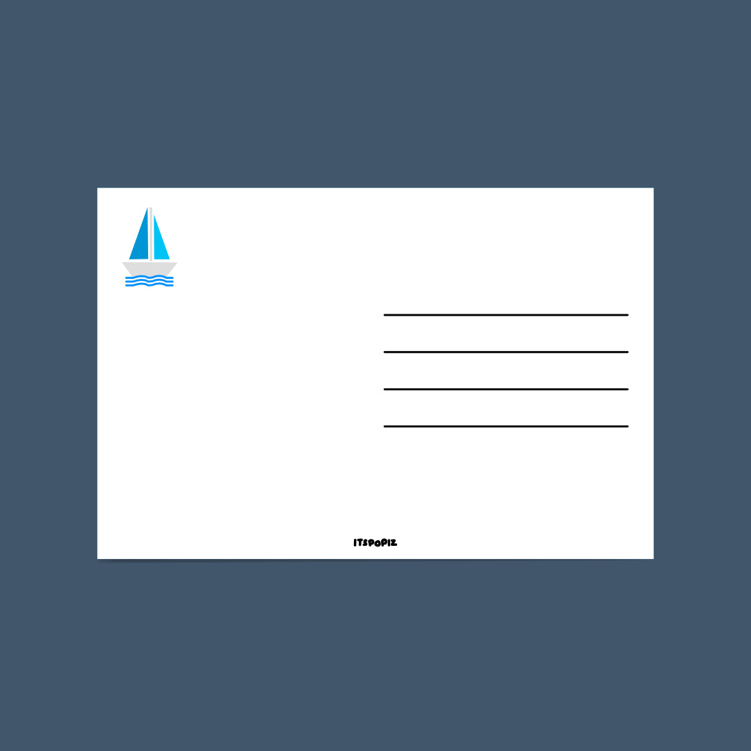 Greek Island Postcard