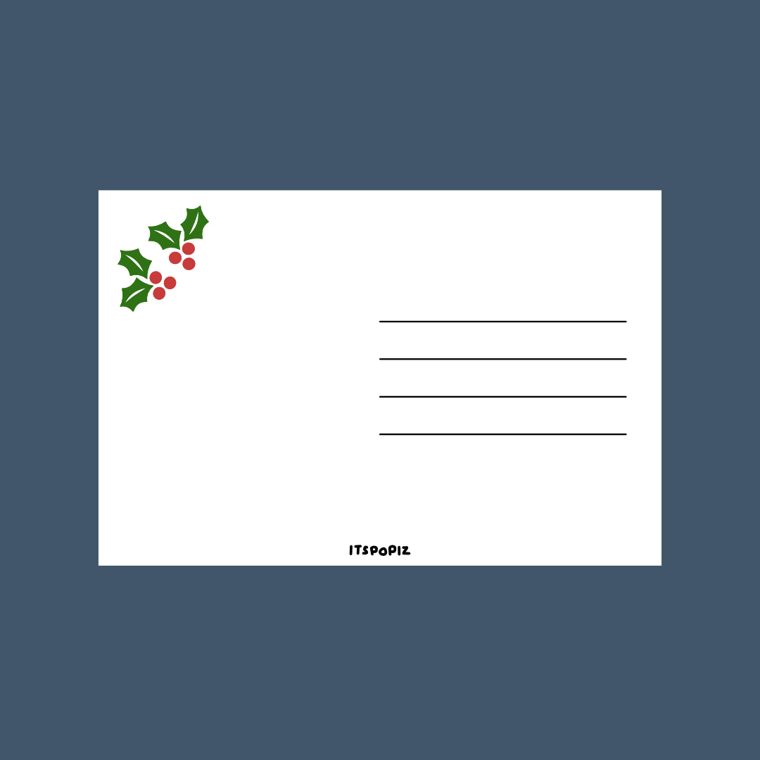 Ho Ho Christmas Card