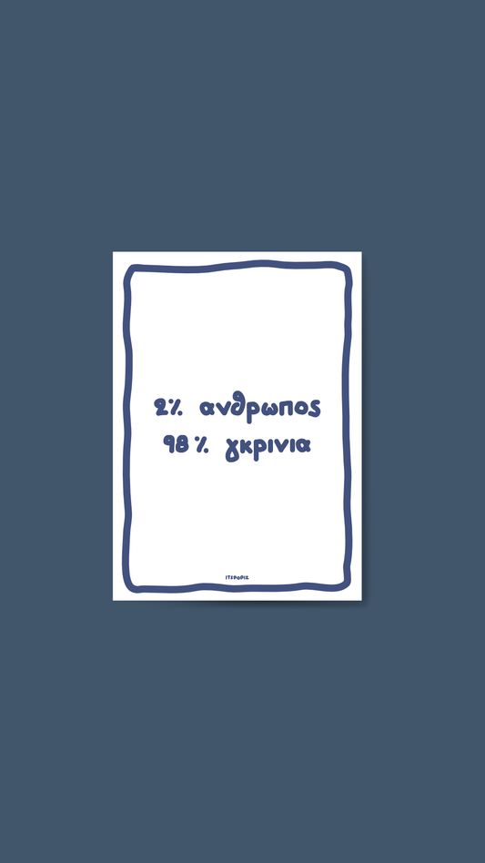 98% Γκρίνια Card