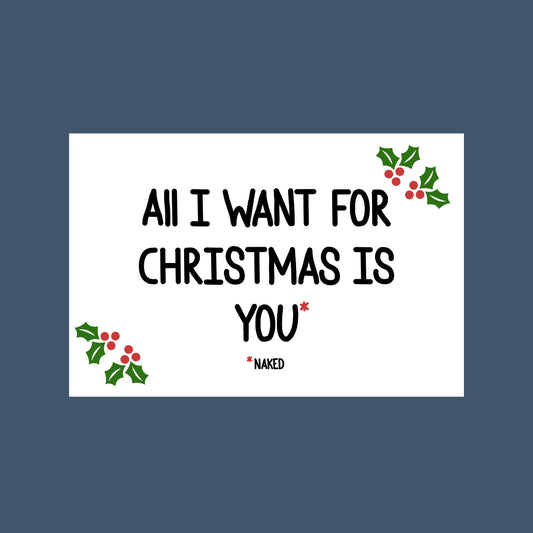 All I Want Christmas Card