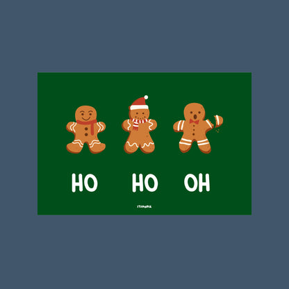 Ho Ho Christmas Card