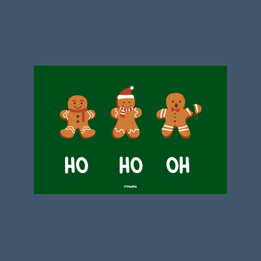 Ho Ho Christmas Card